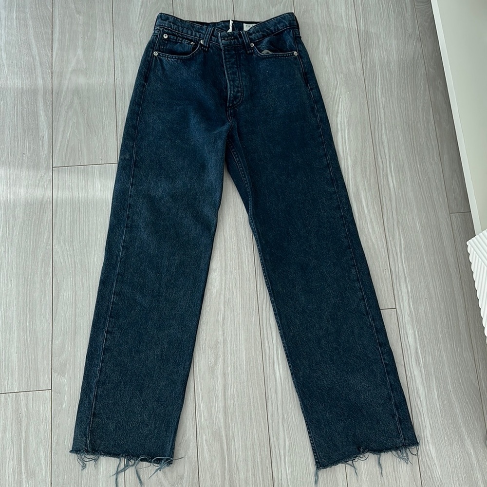 Rag & Bone Ruth Super Highrise Straight Jeans size 24